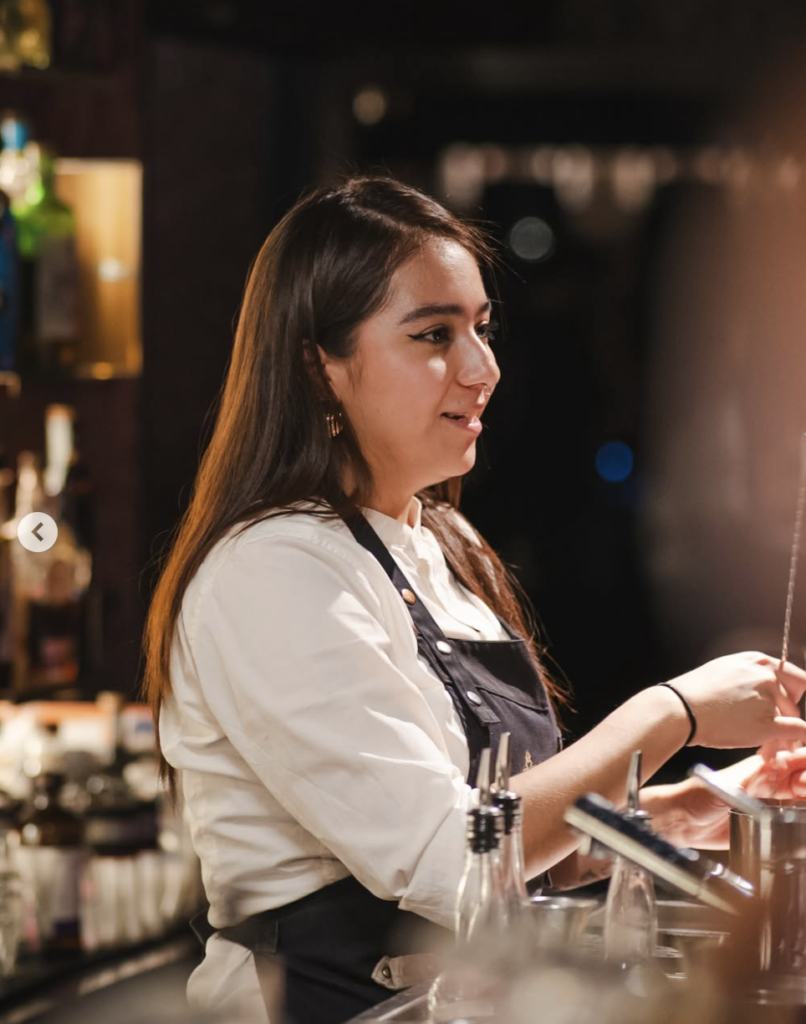 Zazi Flores. Bartender